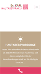 Mobile Screenshot of hautarzt-karl.de